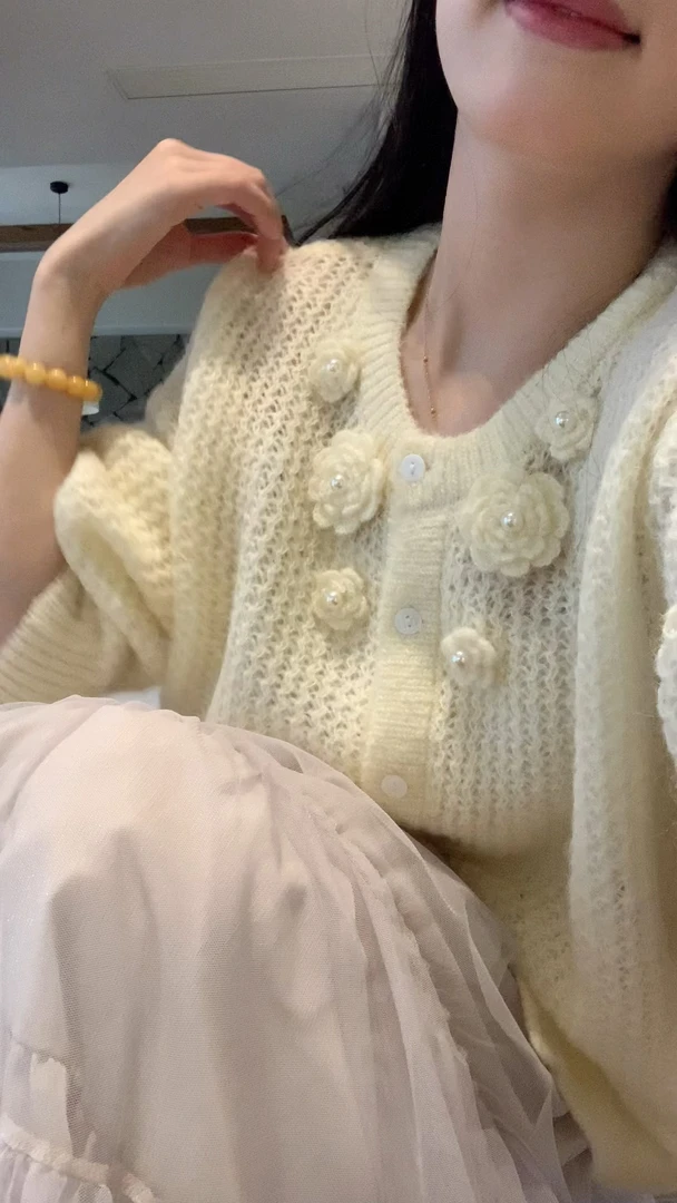 Made in Korea——【心动奶酪黄】韩档口秋季羊毛马海针织毛衣