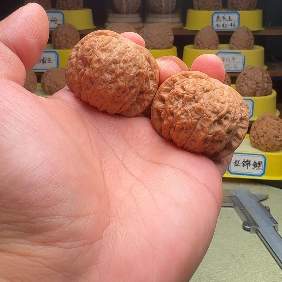 账***销把件文玩核桃血麒麟43全品