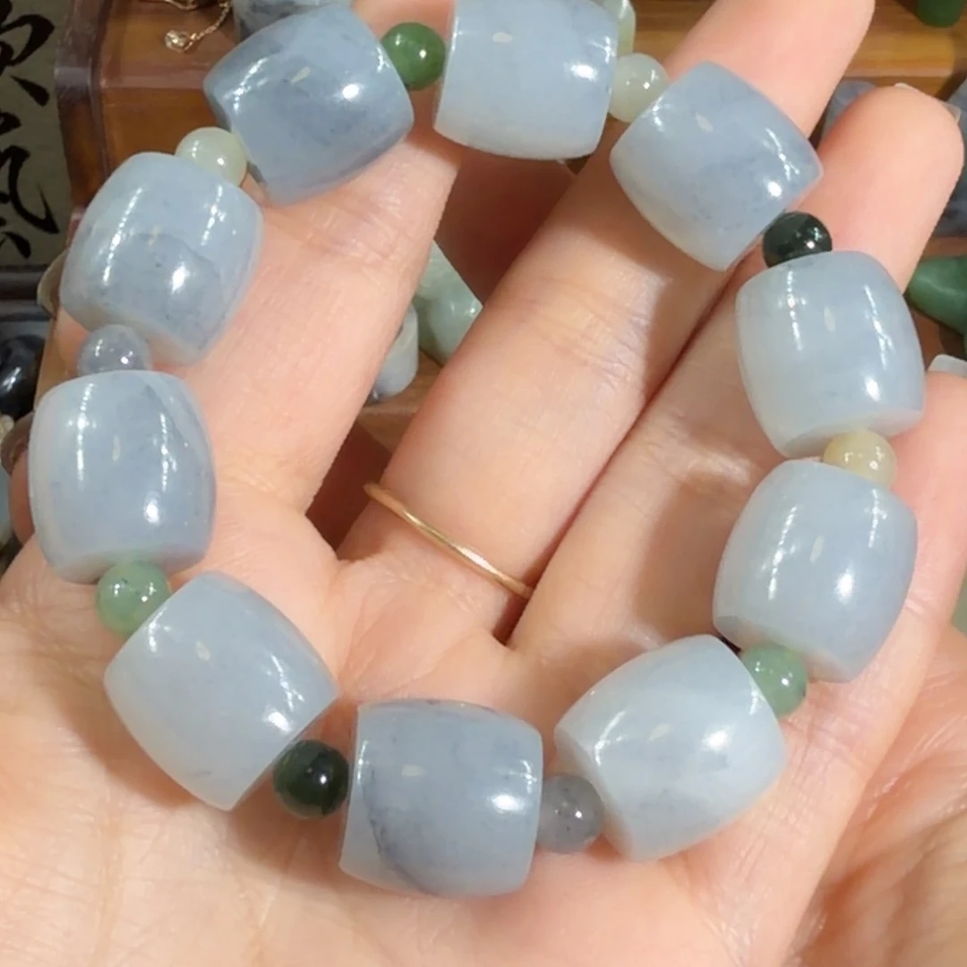 和田玉未镶嵌手链