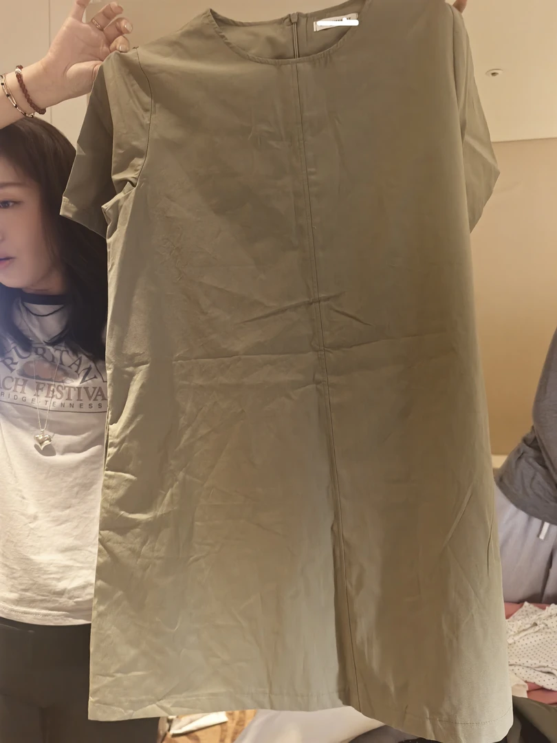 【慧姐韩国正品】2025夏新款BRA短袖连衣裙/N0退N0换