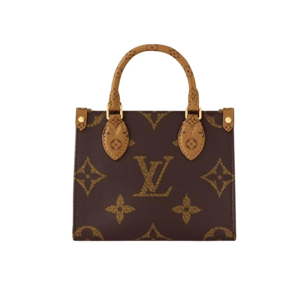 未使用 LouisVuitton/路易威登 ONTHEGO BB手提斜挎包/7QH37470