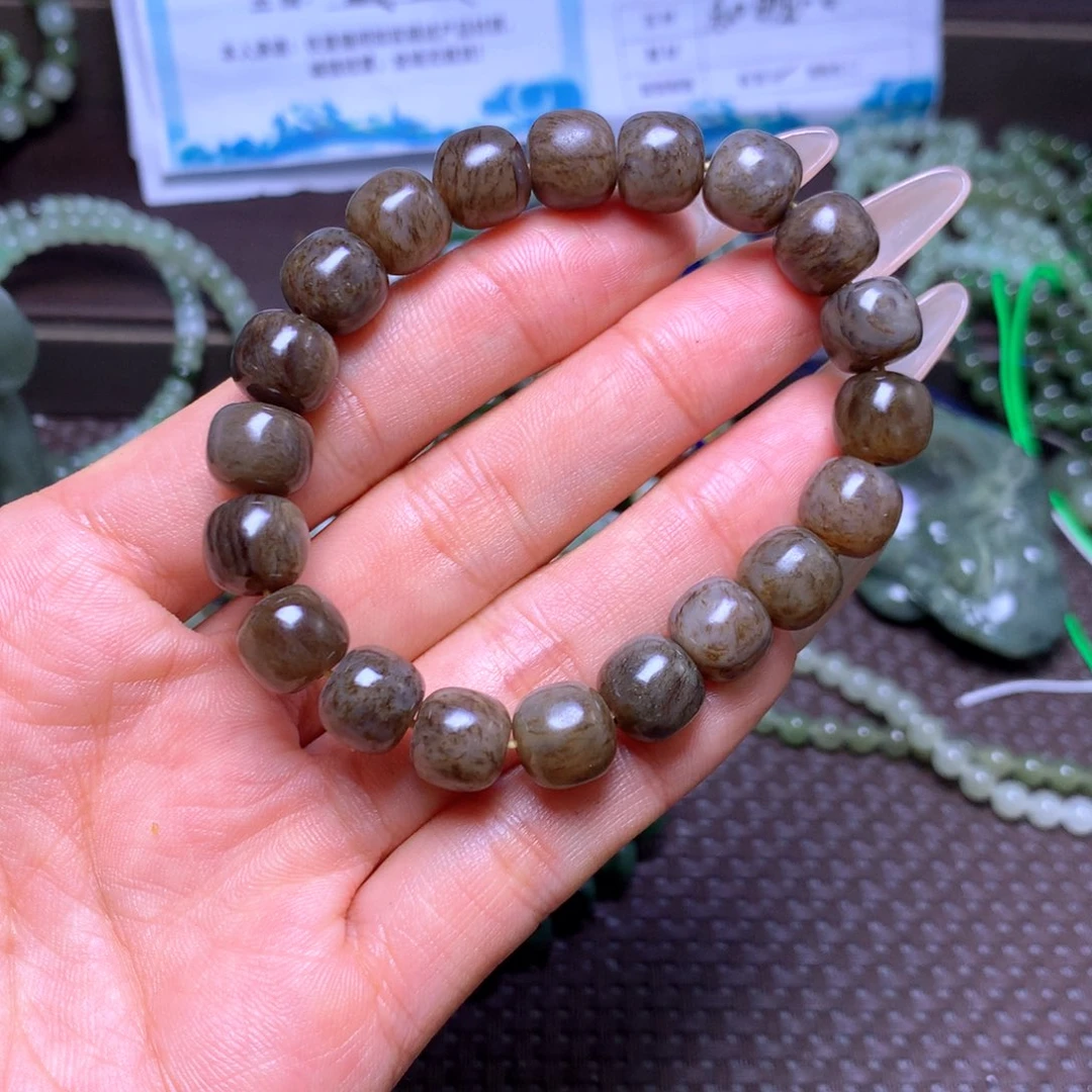 未镶嵌手串和田玉卡10