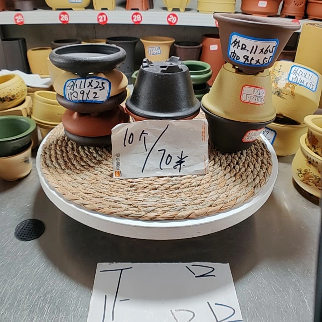 宜兴紫砂花盆2456