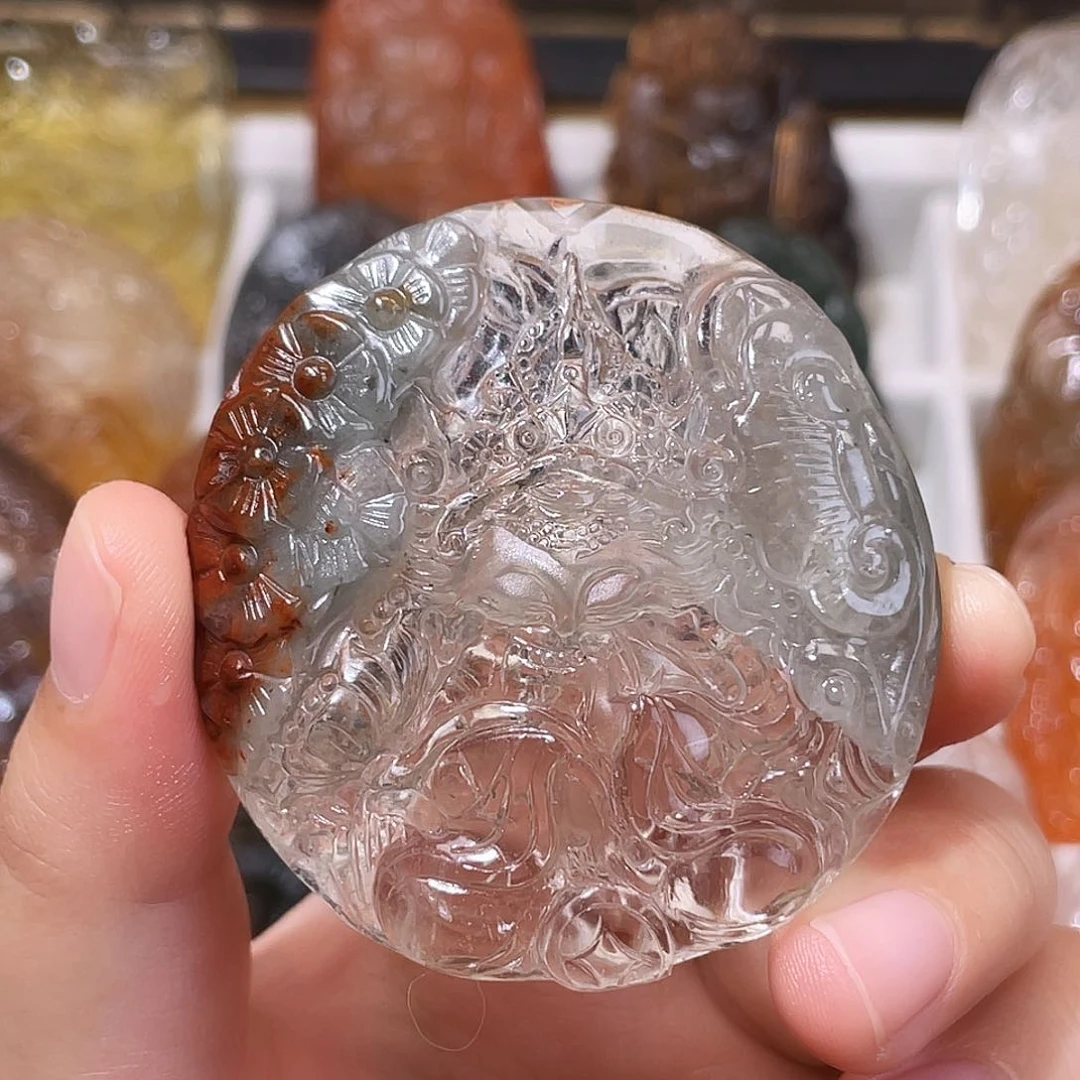 颈饰未镶嵌水晶蓝幽灵