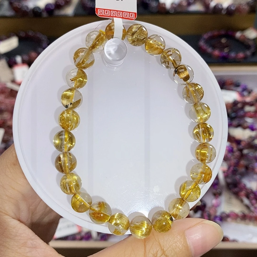 未镶嵌手链水晶瑜*轩8钛晶MD235