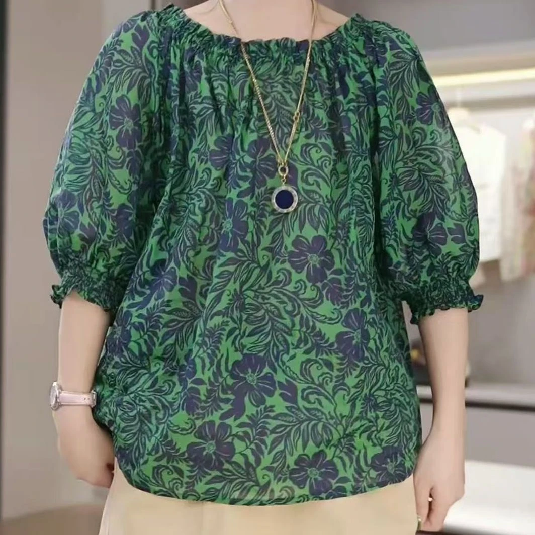 22250夏季新款时尚洋气减龄显瘦衬衫