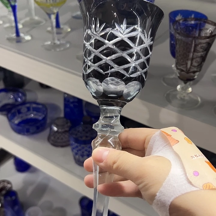 水晶玻璃手柄款微瑕一个