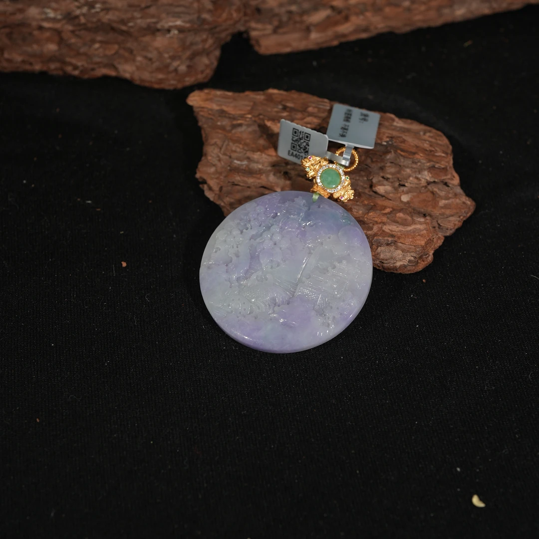 6.12香港王老板-翡翠吊坠kf64