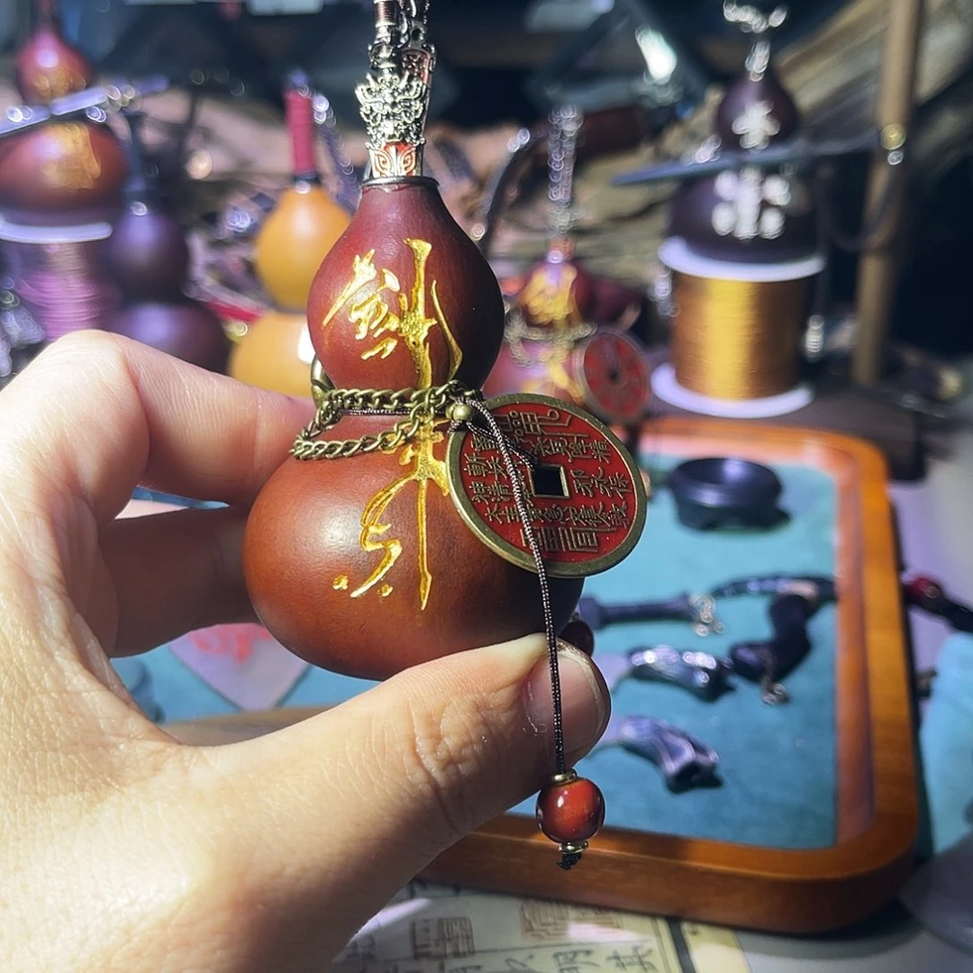 石头静态手工制作葫芦