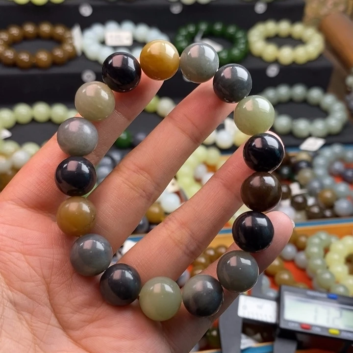 未镶嵌手串和田玉L卡12