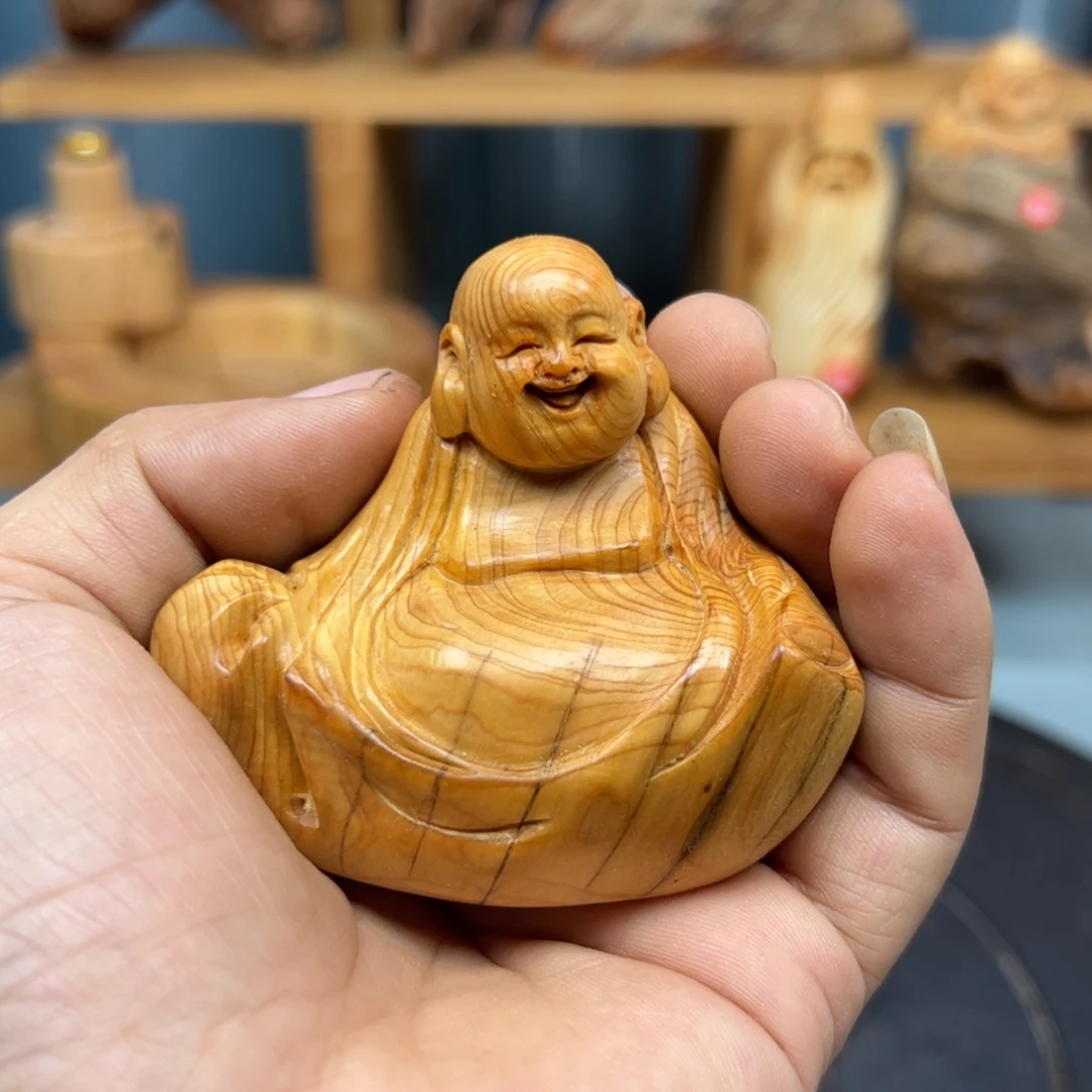 8***9木崖柏木摆件手把件
