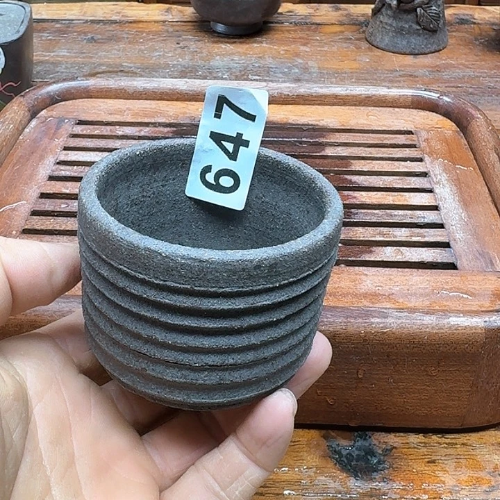 纯手工制作粗陶茶具