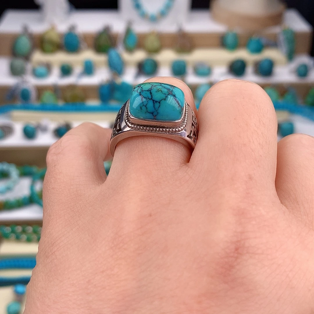 绿松石未镶嵌戒指