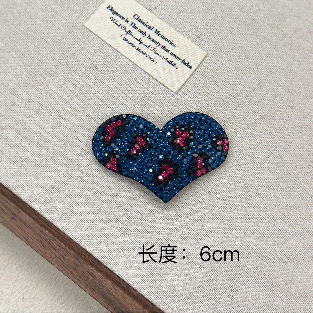 BAOSHATI/宝莎缇F-677满钻碎发夹BB夹