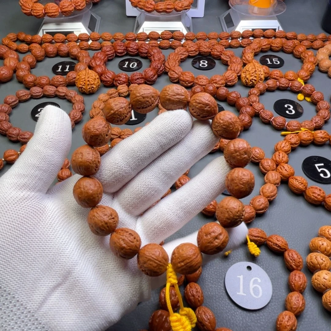 手串文玩核桃野生核桃光头秋子手持