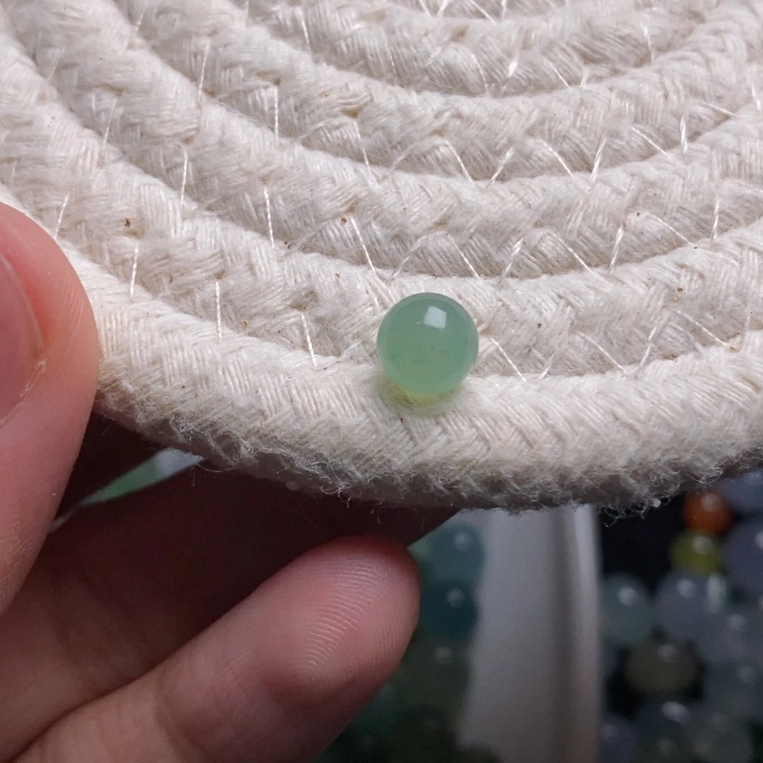 散珠翡翠6.7天然翡翠A货散珠
