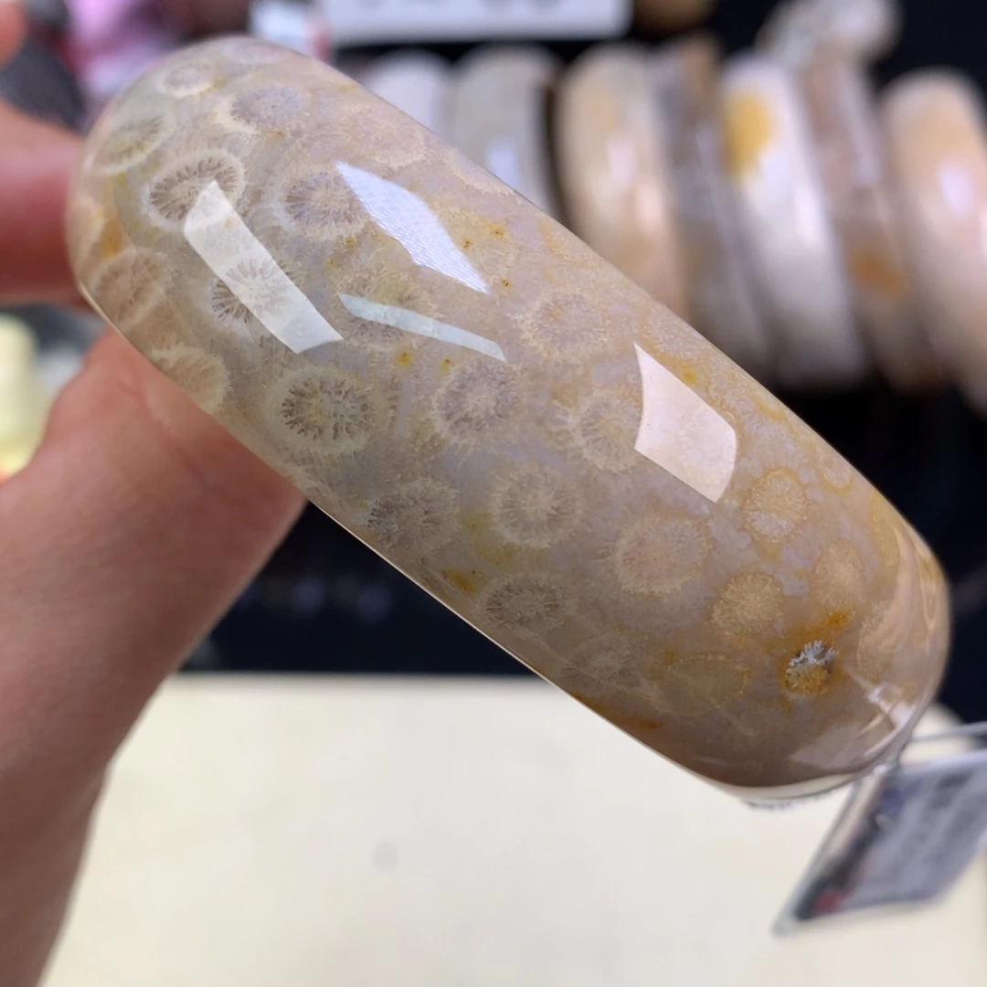 硅化珊瑚（珊瑚玉）未镶嵌吊坠(赠链)上新58.2圈（27号）