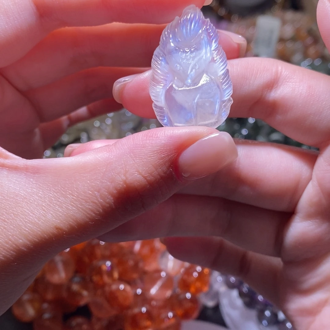 手链水晶未镶嵌蓝月光九尾狐