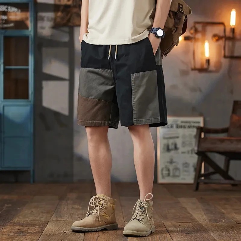 春夏休闲短裤薄款宽松五分裤潮牌工装新款夏季爆款中款裤子百搭