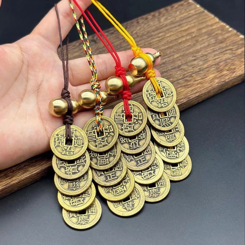 黄铜加厚挂件乾到嘉汽车钥匙挂饰空心葫芦挂件