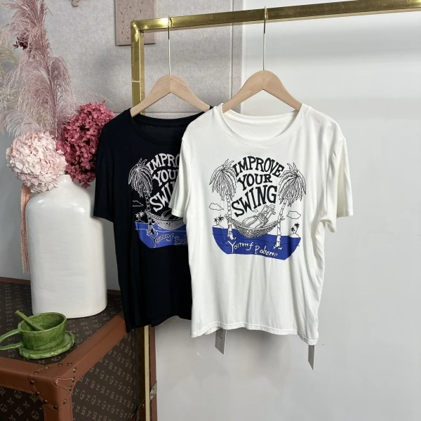 夏季上新~时尚印花设计款短袖T恤 S8068