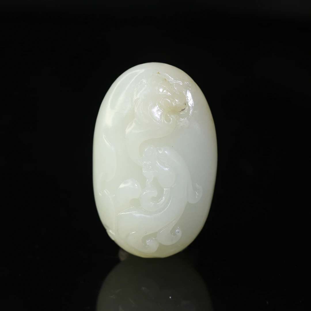 6和田玉一级白吊坠/200103上海嘉禾拍卖