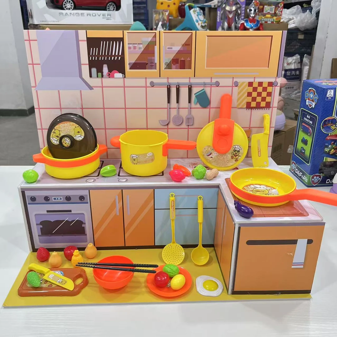 商场金标小黄鸭过家家玩具多种配件混发电商盒发货30件不带展示台