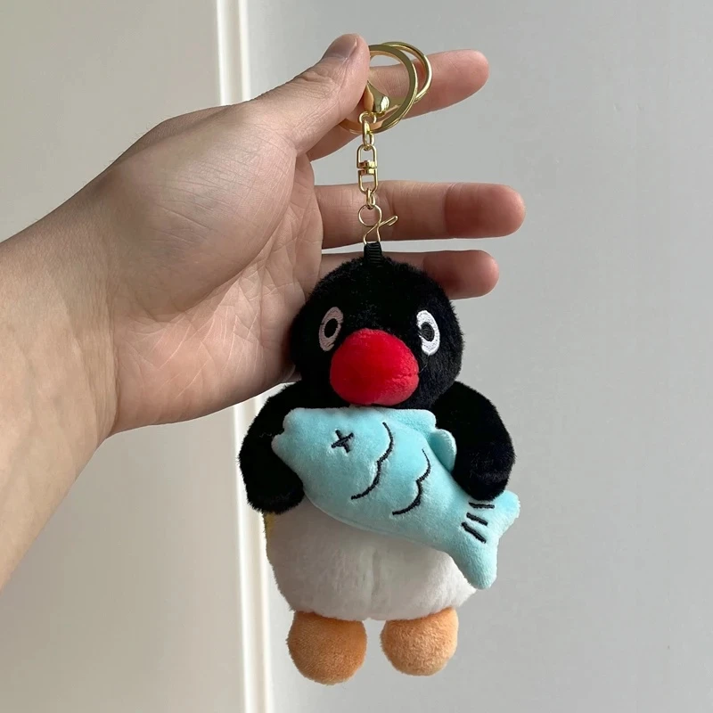 女生公仔玩偶书包挂饰丑萌搞怪小企鹅毛绒钥匙扣可爱情侣包包挂件