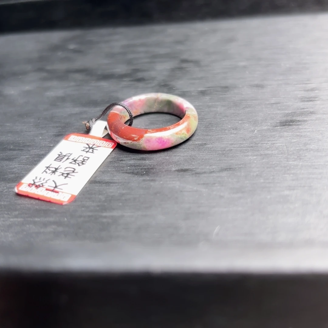 苏纪石（舒俱来）未镶嵌冰体蜜桃指环12