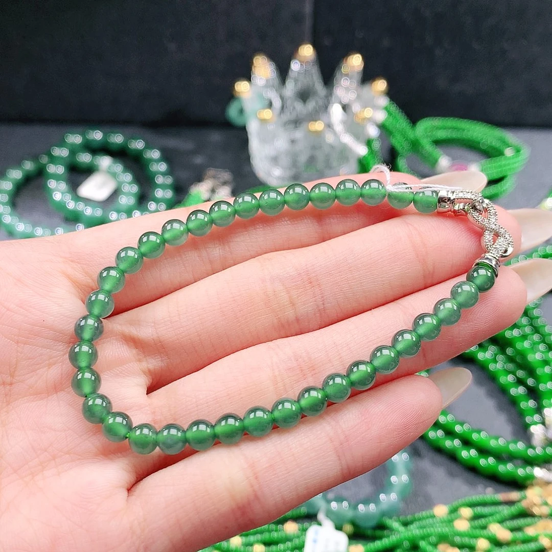 翡翠未镶嵌手链手链