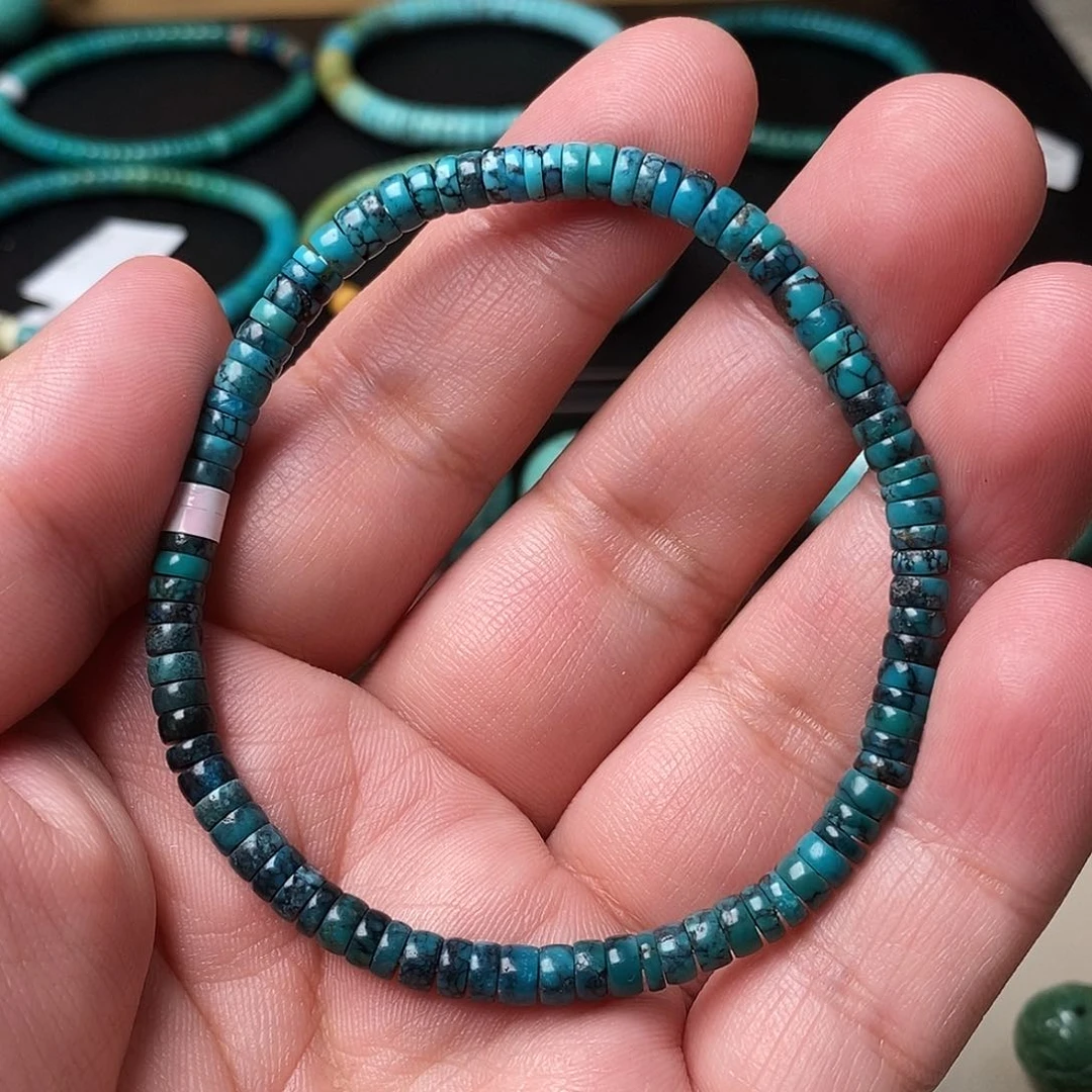 森***郁绿松石未镶嵌配饰