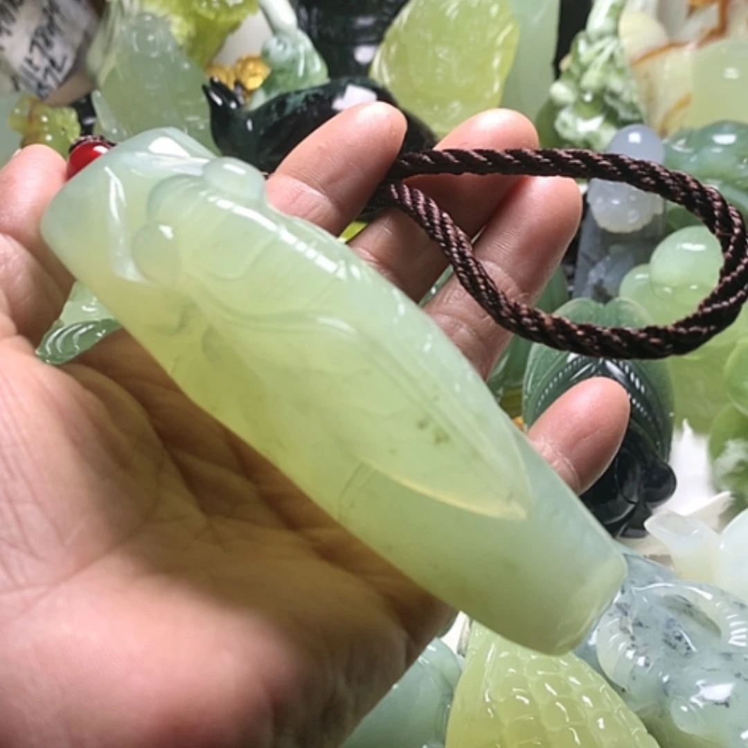 【闪购商品】合金蛇纹石玉颈饰