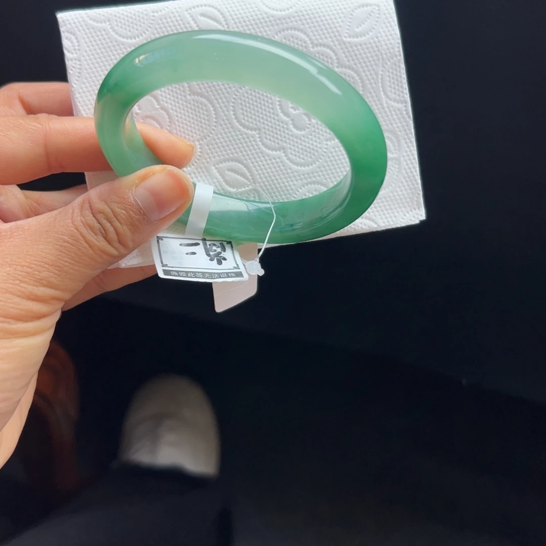 石英质玉未镶嵌手镯非洲翠5758