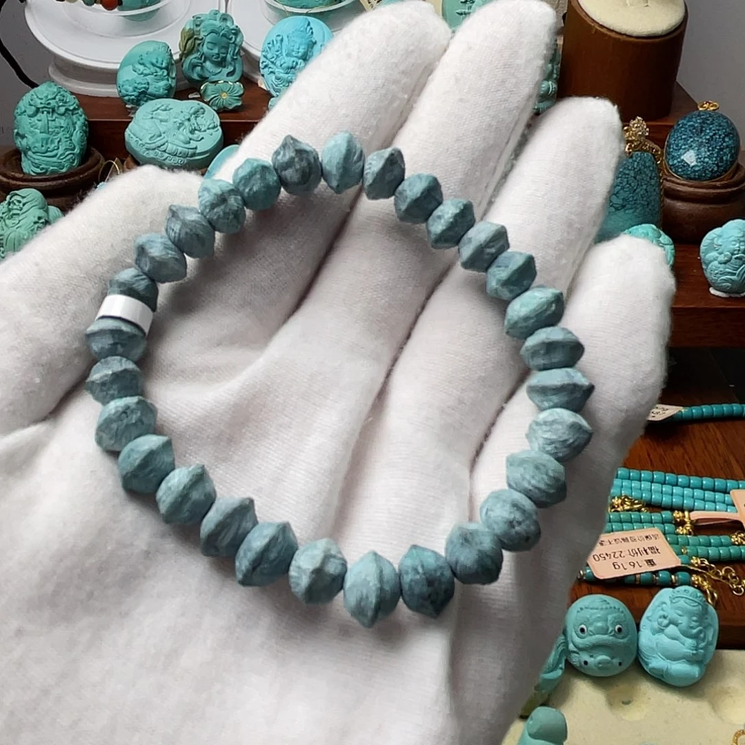 绿松石珠宝奇石未镶嵌