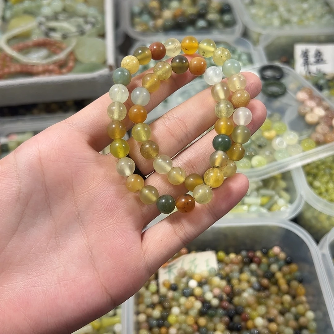 蛇纹石玉合金珠宝半成品