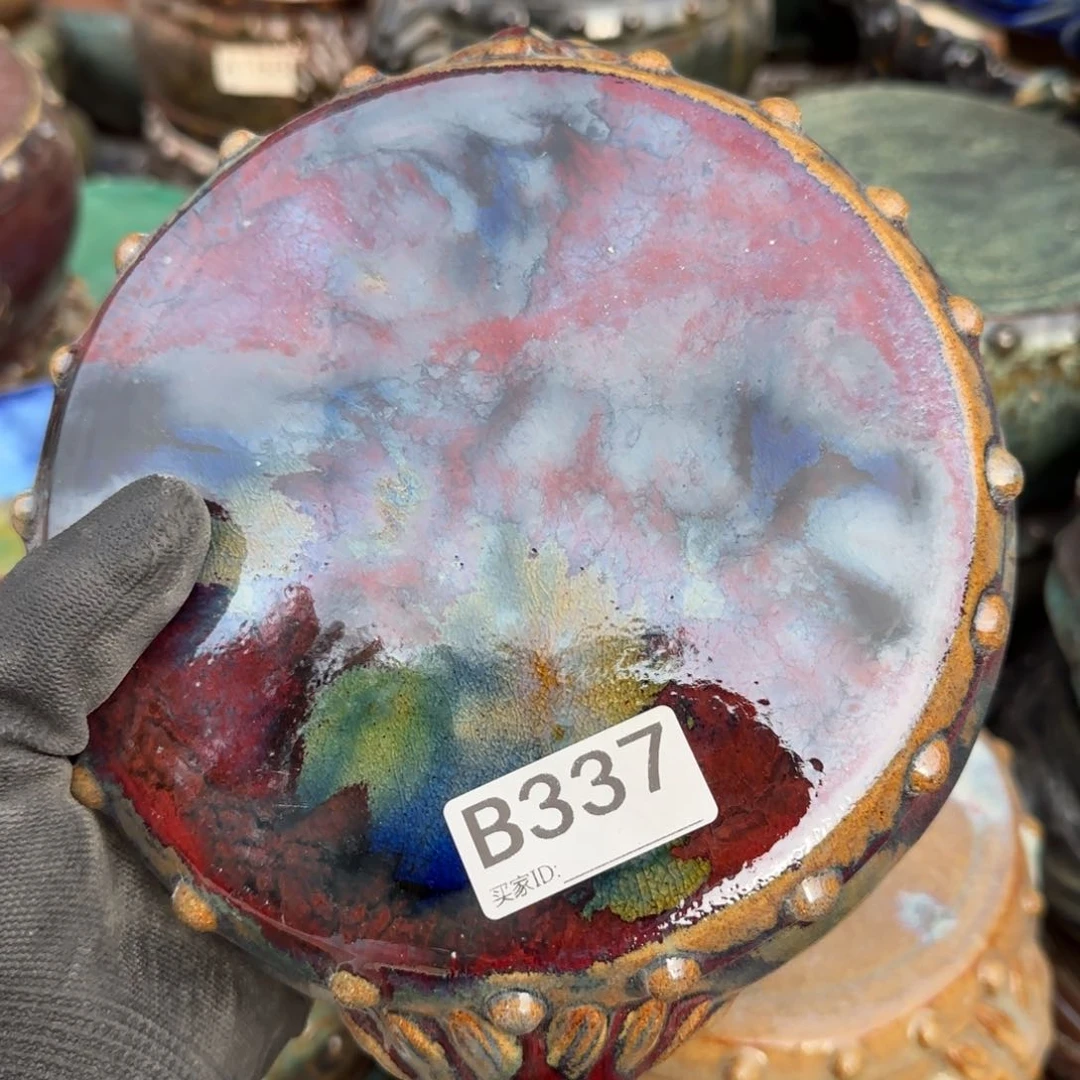 红泥花盆往***飘337瑕疵品