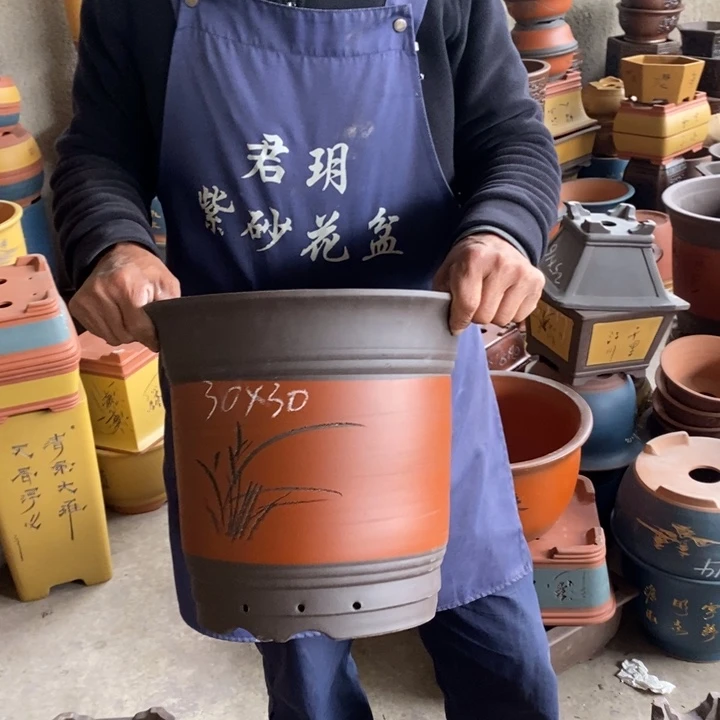 紫砂花盆紫砂艺术