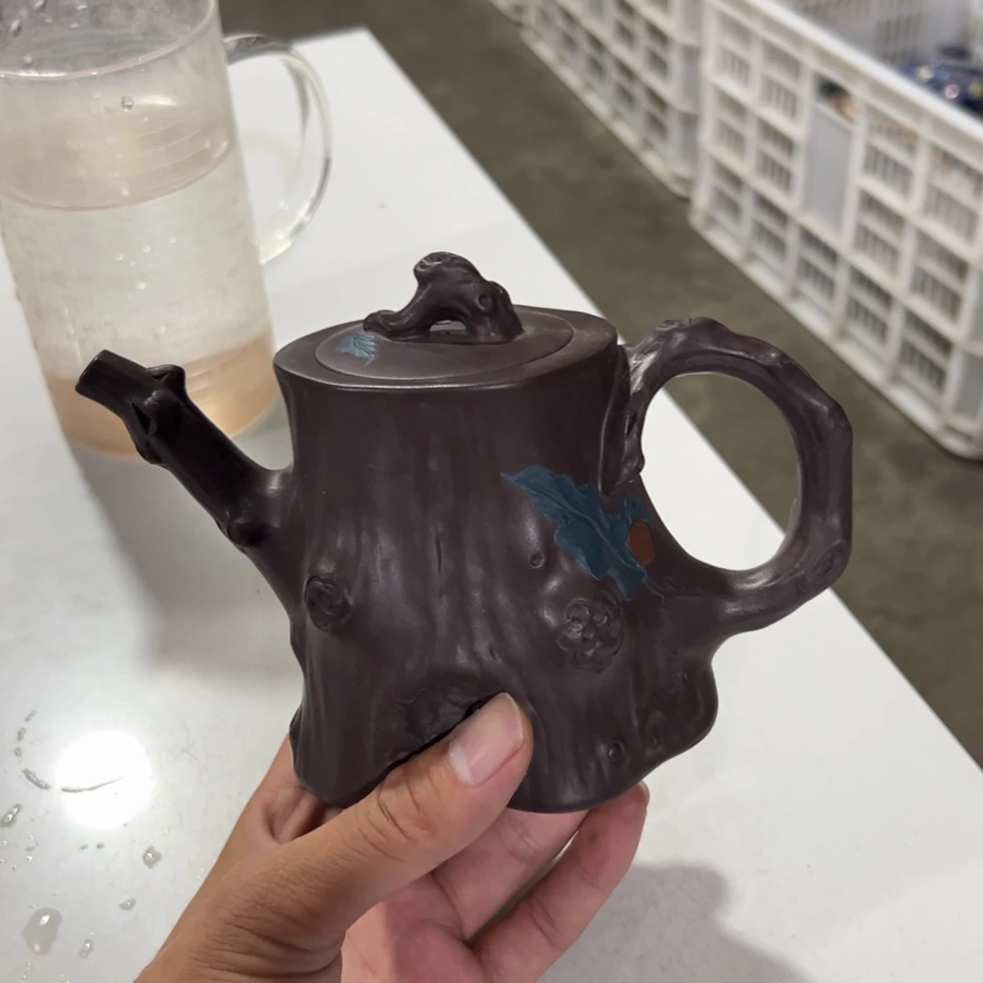 茶壶紫砂老厂紫砂壶一件！