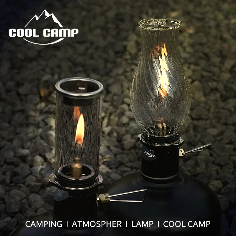 COOLCAMP户外露营灯燃气照明灯复古马灯烛灯营地氛围灯瓦斯帐篷灯