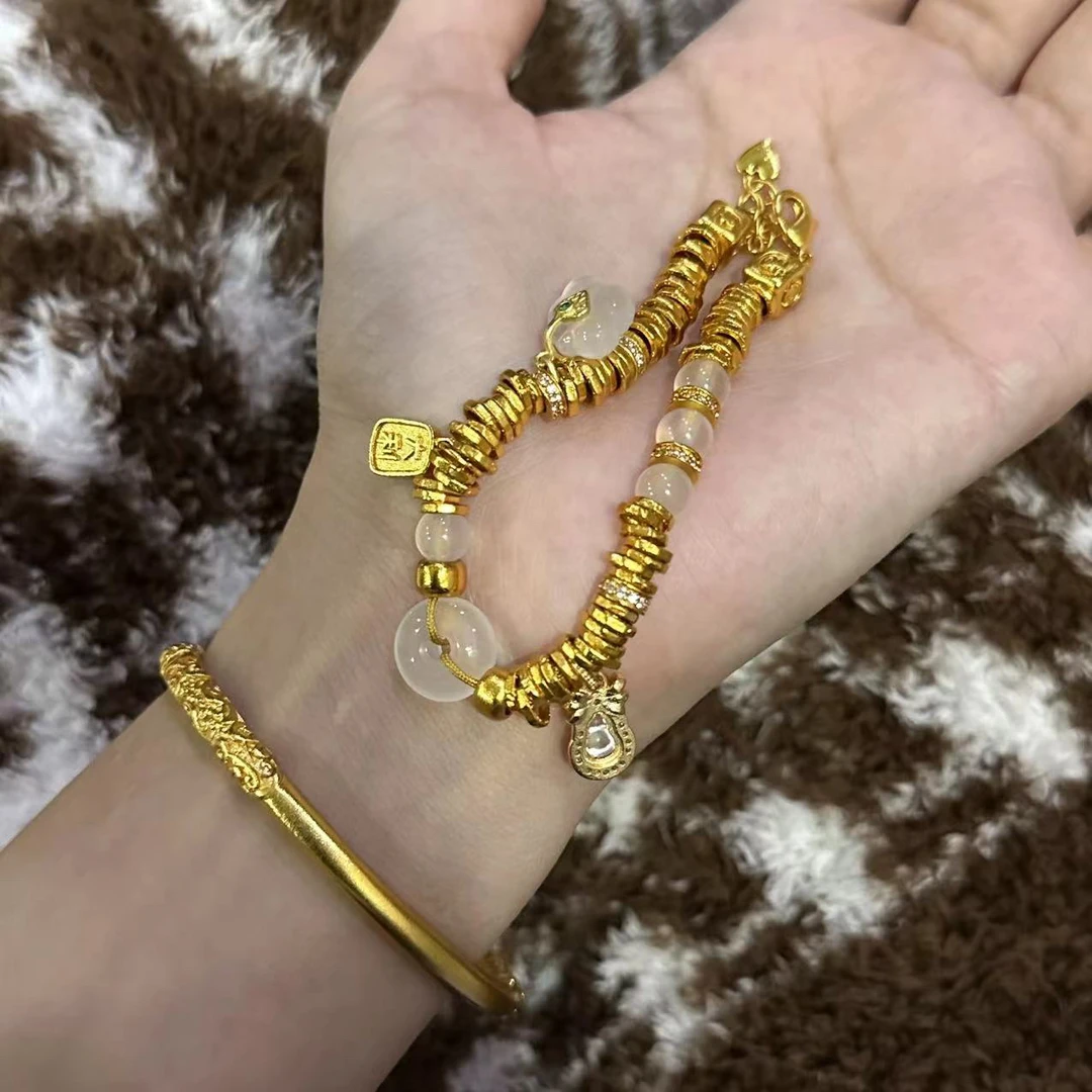 铜合金手链 新中式时尚国风盘缠手链-4403