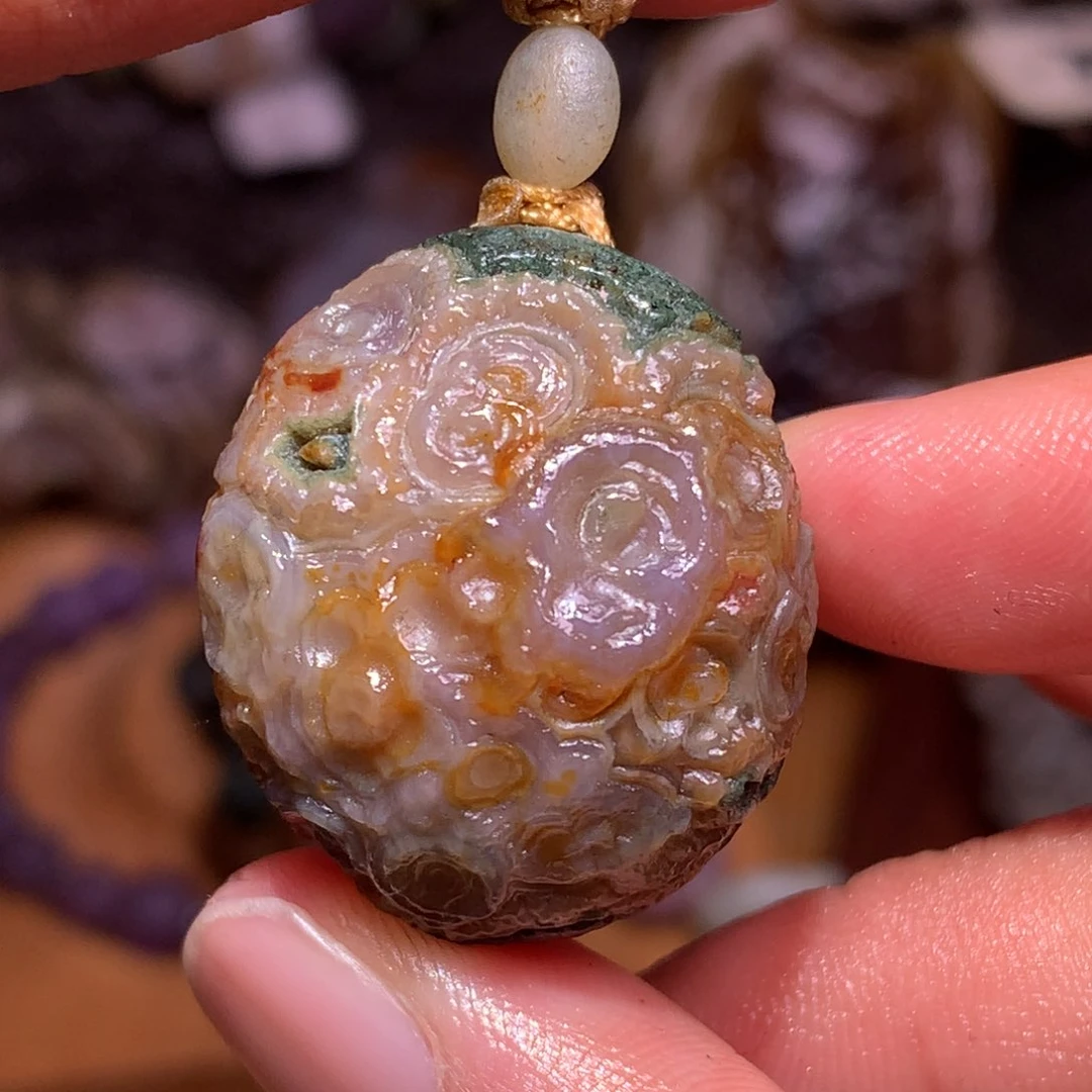 未镶嵌玛瑙/玉髓珠宝半成品