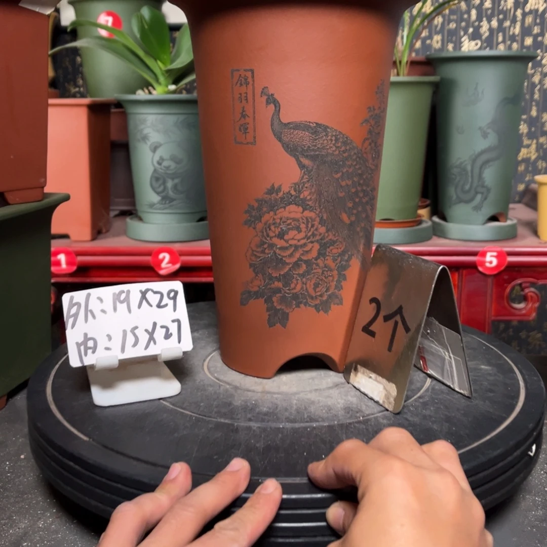 紫砂花盆紫砂花盆