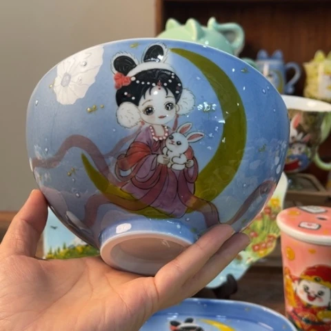 炉景德镇釉下手绘陶瓷