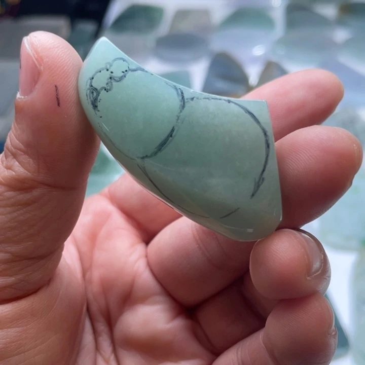 翡翠未镶嵌吊坠(不含链)翡翠料子