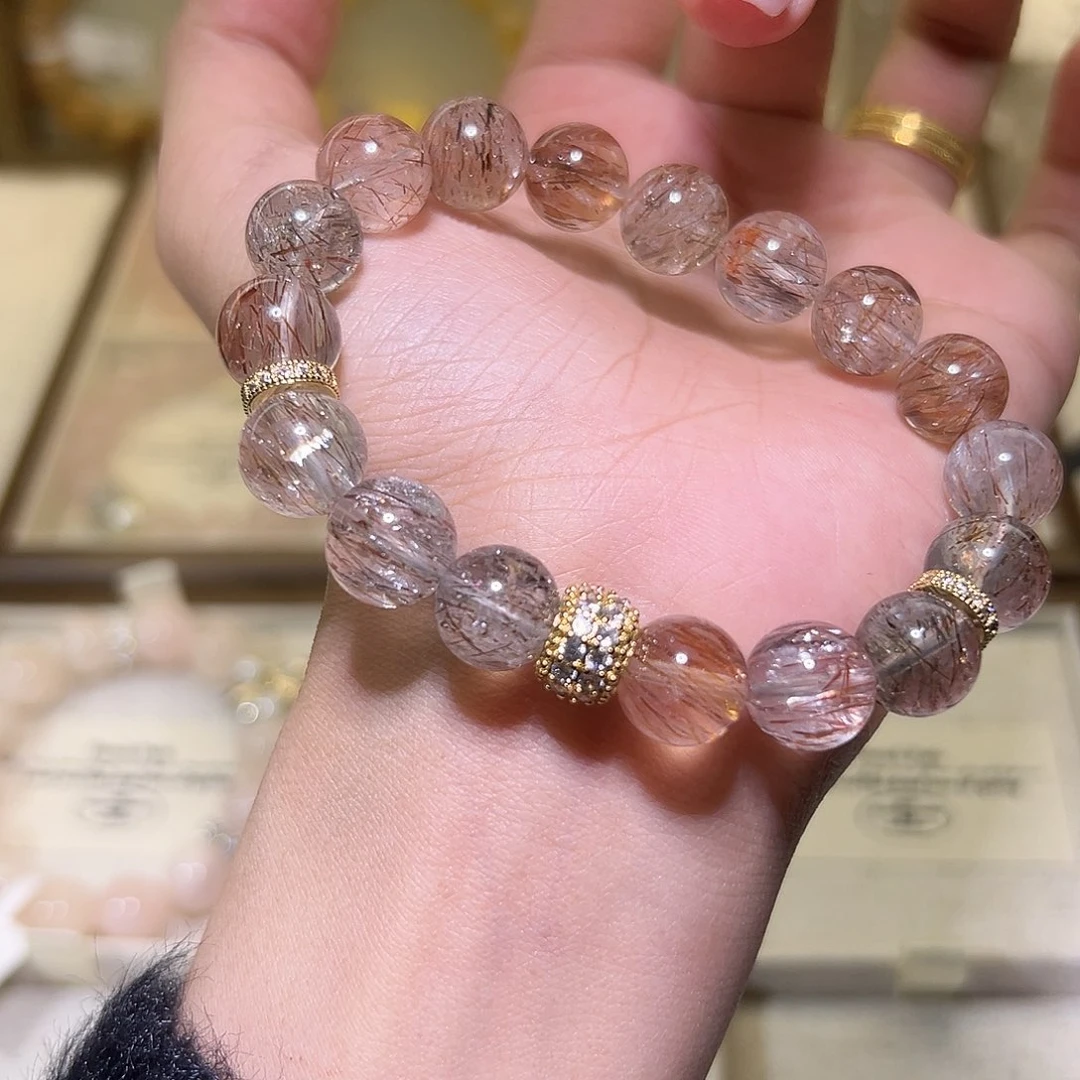 水晶手链未镶嵌身***河48小时鉴赏