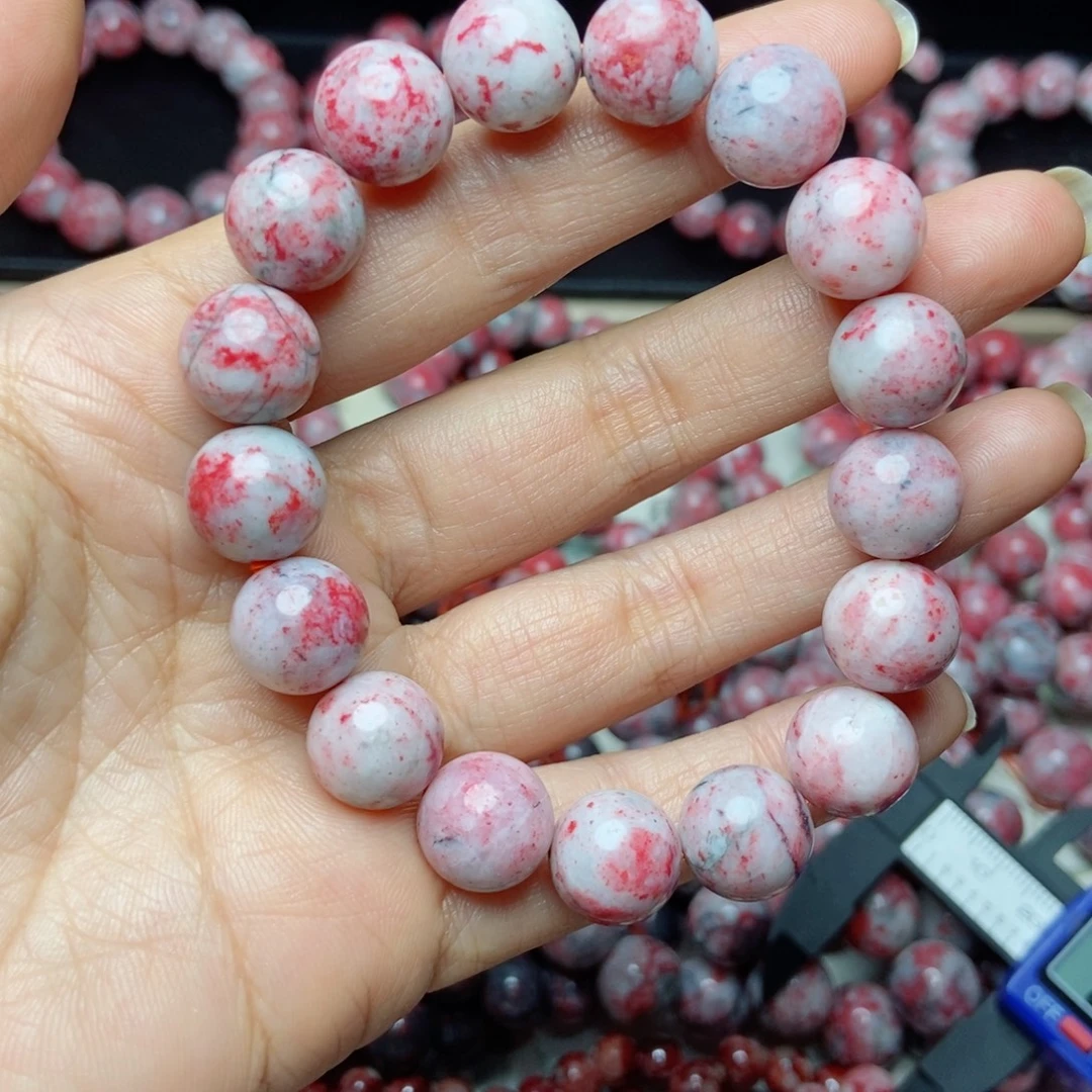 天然辰砂朱砂原石卡12