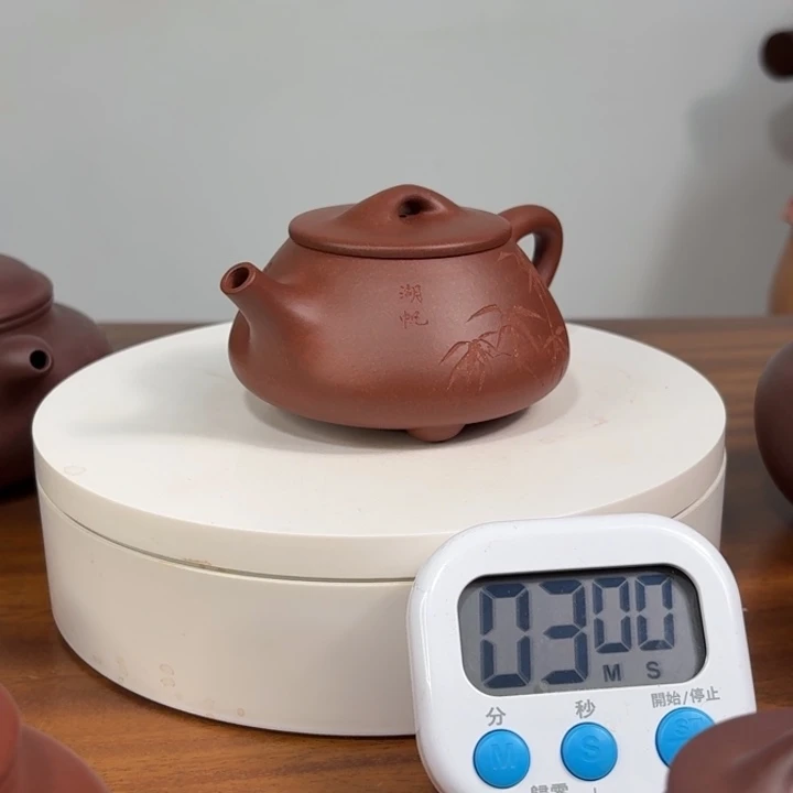 杜***厨紫砂茶壶微暇石瓢拍拍150