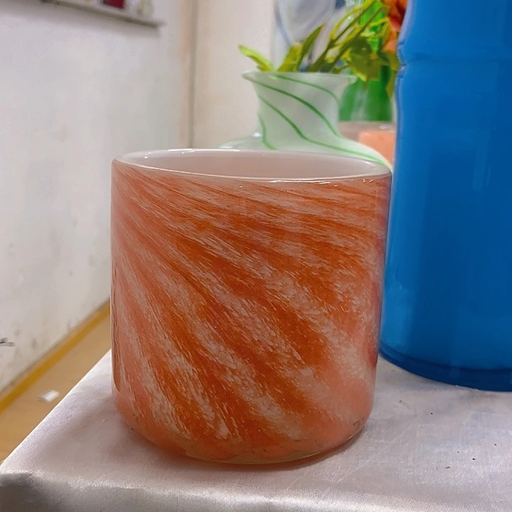 琉璃琉璃花瓶高10口10