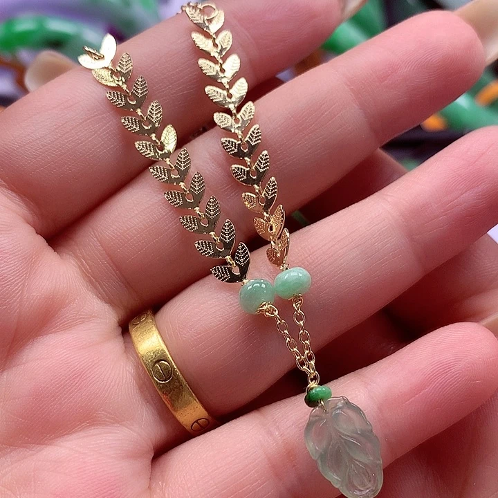 颈饰未镶嵌翡翠翡翠