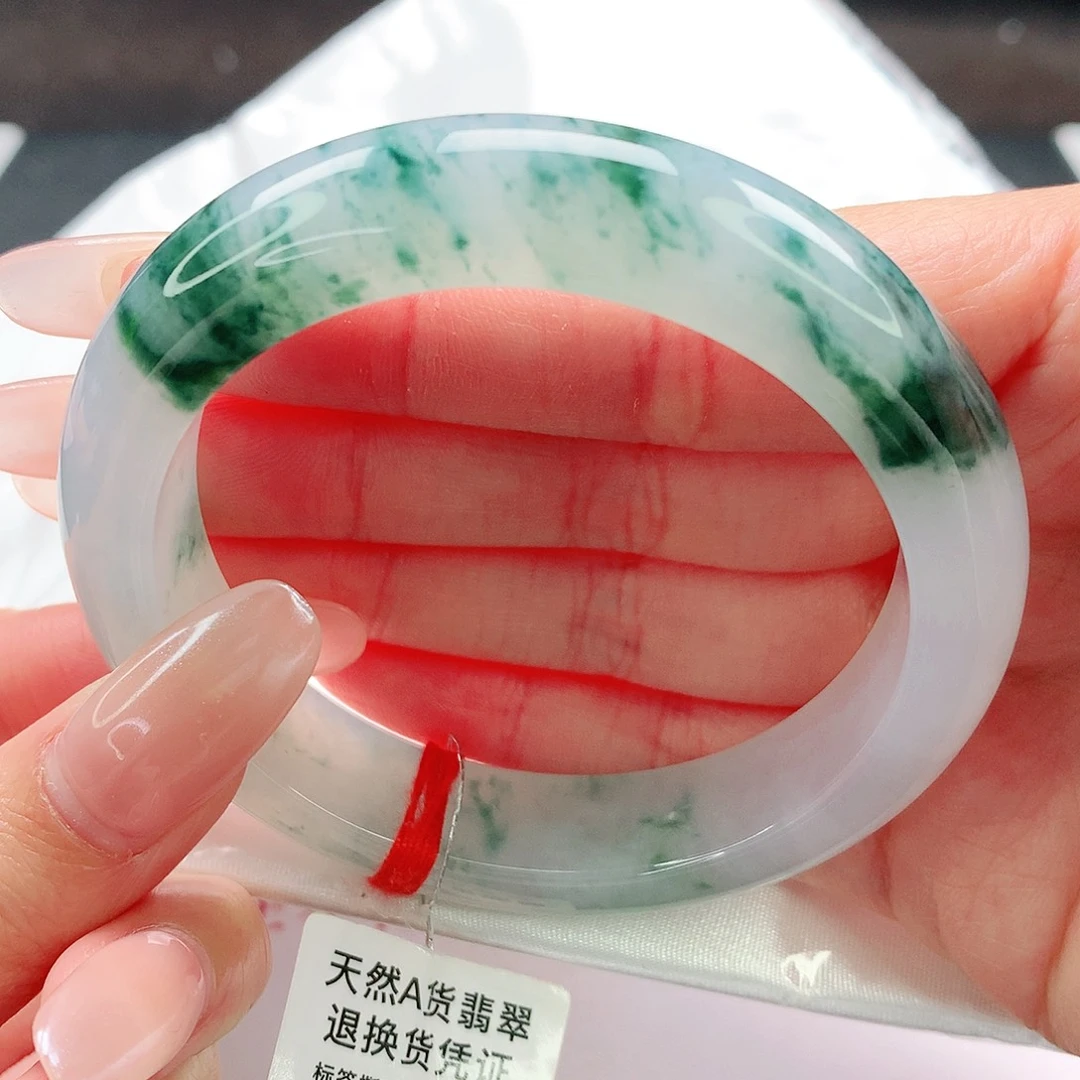 未镶嵌手镯翡翠55圈